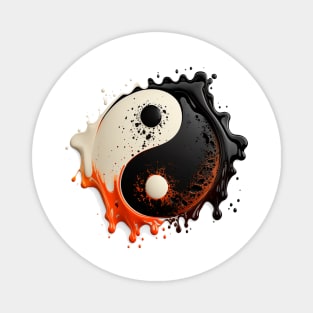 Yin Yang T-Shirt Magnet